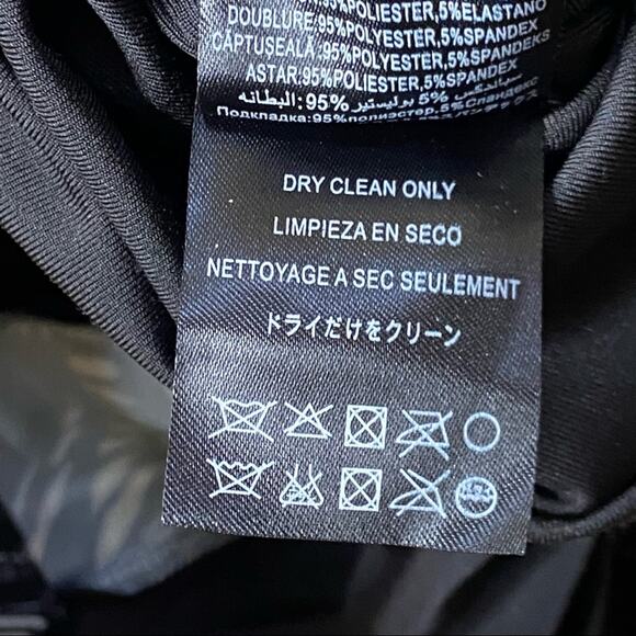 Bebe Addiction Abstract Long Sleeve Bodycon Dress Women's Size Medium - Picture 9 of 10